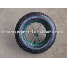 Solid rubber wheel for wheelbarrow 13 inch